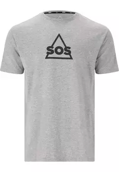 Футболка Sos, светло-серый