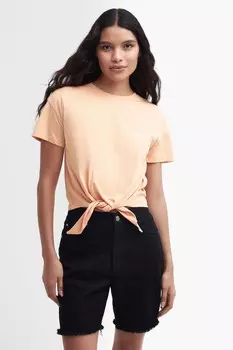 Футболка Soules с завязкой спереди Barbour International, оранжевый