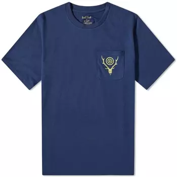 Футболка South2 West8 Round Pocket T-Shirt