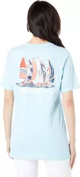 Футболка Southern Tide Sassy Sailing T-Shirt, цвет Dream Blue