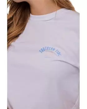 Футболка Southern Tide Tri Adirondack Chair Tee, цвет Classic White