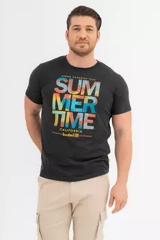 Футболка современного кроя Budmil, серый