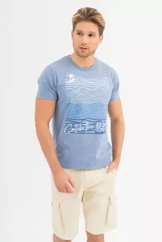 Футболка современного кроя Budmil, синий