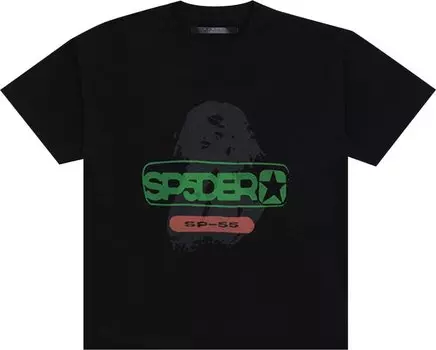 Футболка Sp5der Oversized Reunion Tee 'Black', черный