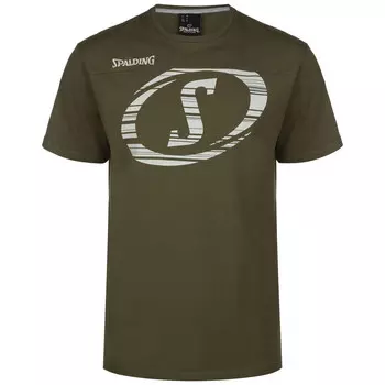 Футболка Spalding, цвет khaki/khaki/silber