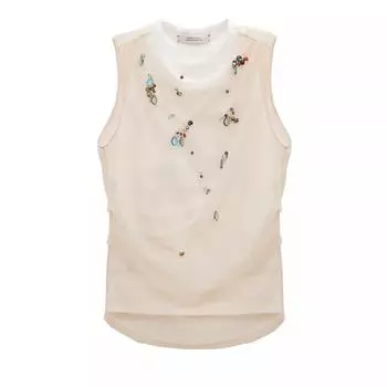Футболка sparkling touch top 136 eggshell Dorothee Schumacher, бежевый