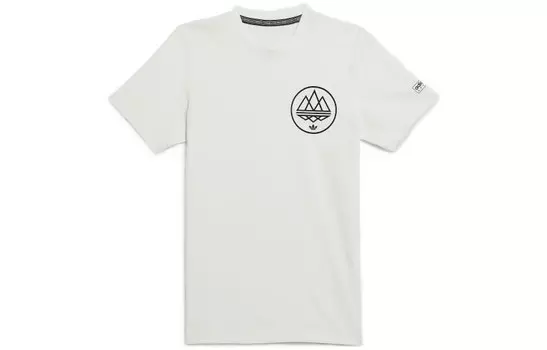 Футболка Spezial Mod Trefoil Adidas Originals, белый