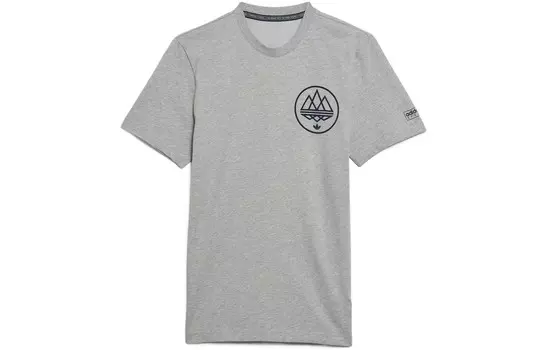 Футболка Spezial Mod Trefoil Adidas Originals, серый
