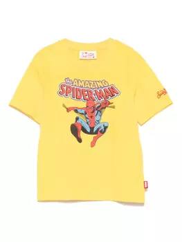 Футболка Spider Man из коллаборации с Marvel MC2 Saint Barth Kids, желтый