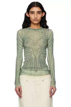 Футболка Spirale Jean Paul Gaultier, синий