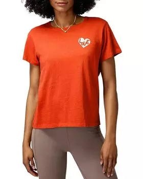 Футболка Spiritual Gangster Heart Lila, цвет Tigerlily