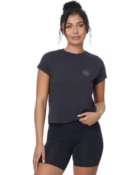 Футболка Spiritual Gangster Intuitive Eye Lila Short Sleeve Tee, цвет Vintage Black