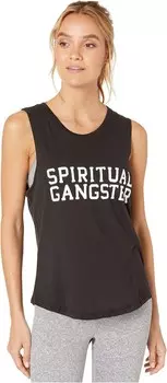 Футболка Spiritual Gangster Muscle Tee, цвет Vintage Black 1
