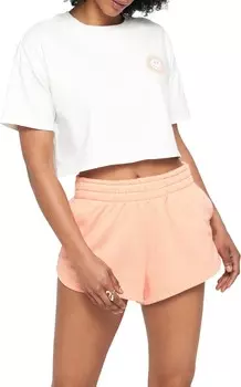 Футболка Spiritual Gangster Sun Smiley Kaylee Crop Tee, белый