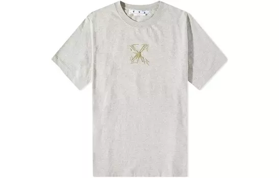 Футболка Splash Arrow Slim из нержавеющей стали Off-White, серый