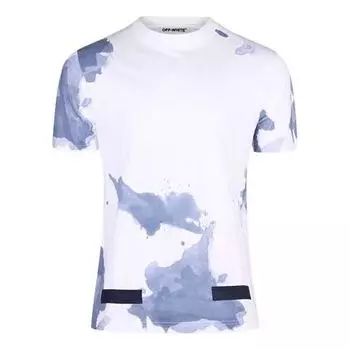 Футболка splash ink short sleeve white Off-White, белый