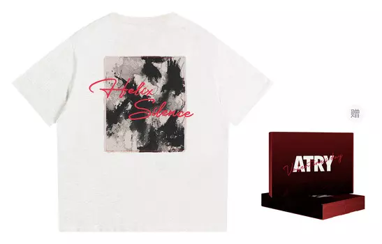 Футболка Splash Patch Series унисекс Atry, черный