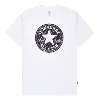 Футболка splatter paint chuck taylor patch graphic tee 'white' Converse, белый