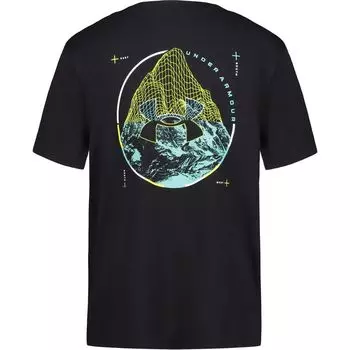 Футболка split mountain – для мальчиков Under Armour, черный