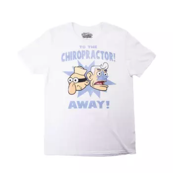 Футболка SpongeBob SquarePants Человек-русалка и мальчик-ракушка, белый