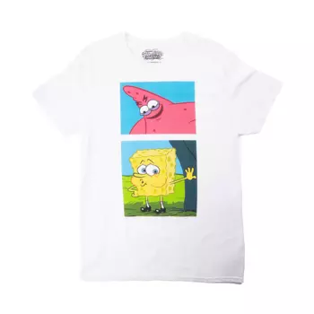 Футболка SpongeBob SquarePants Nature Pants, белый