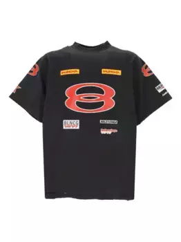 Футболка Sponsor с логотипом BALENCIAGA, черный