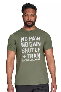 Футболка "спорт без ограничений" Raging Bull, зеленый
