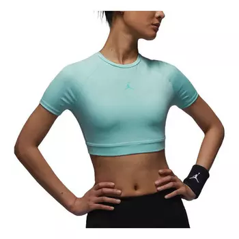 Футболка sport bodycon performance t-shirt asia sizing 'turquoise' Air Jordan, мультиколор