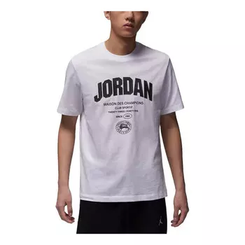Футболка sport dri-fit graphic t-shirt asia sizing 'white' Air Jordan, белый
