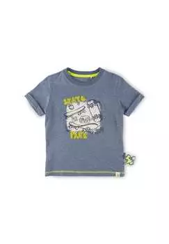 Футболка спортивная динозавр для детей Sigikid, синий