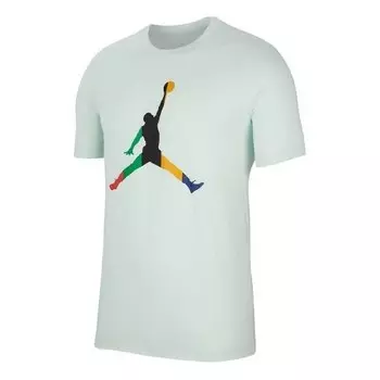 Футболка спортивная ДНК Jumpman с круглым вырезом и коротким рукавом мужские Air Jordan, синий