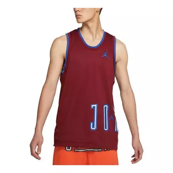 Футболка спортивная ДНК логотип жилет мужской Air Jordan, красный