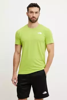 Футболка спортивная Lightning Alpine The North Face, зеленый