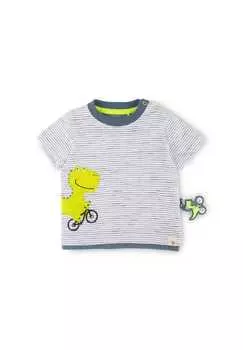 Футболка спортивная с динозавром для малышей Sigikid, мультиколор