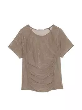 Футболка спортивная Victoria's Secret Mesh Ruched, оливковый