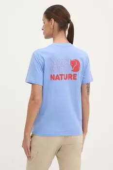 Футболка спортивная Walk With Nature Fjallraven, синий