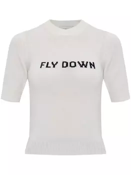 Футболка Sportmax топ Unisono, белый