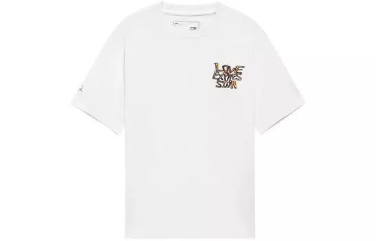 Футболка Sports Life Collection унисекс белая Lining, белый
