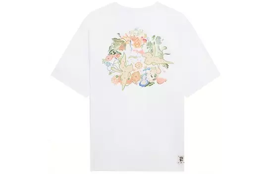 Футболка Sports Life Collection унисекс белая Lining, белый