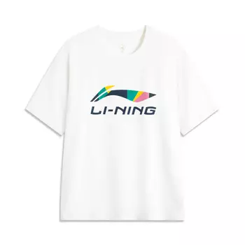 Футболка Sports Life Collection унисекс белая Lining, белый