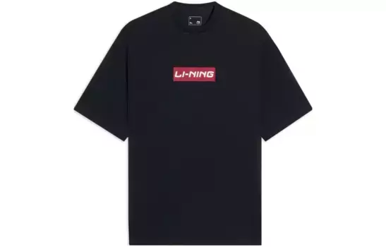 Футболка Sports Life Collection унисекс черная Lining, черный