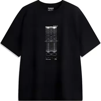 Футболка Sports Life Collection унисекс черная Lining, черный
