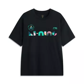 Футболка Sports Life Collection унисекс черная Lining, черный