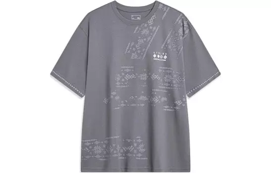 Футболка Sports Life Collection унисекс серая Lining, серый