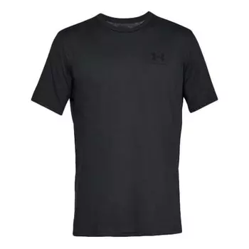 Футболка sportstyle training sports short sleeve couple style black Under Armour, черный
