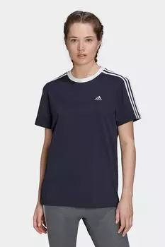 Футболка Sportswear Essentials с 3 полосками adidas, синий