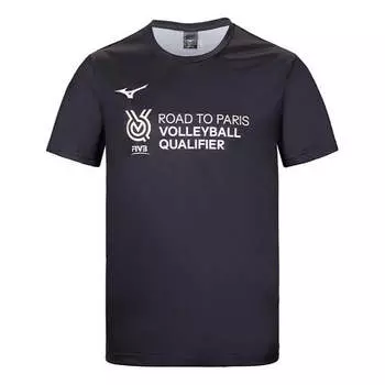 Футболка sportswear t-shirt 'black' Mizuno, черный