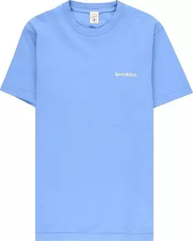 Футболка Sporty &amp; Rich Drink More Water Tee 'Periwinkle/White', синий