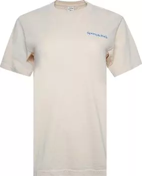 Футболка Sporty &amp; Rich Health Is Wealth T-Shirt 'Cream', кремовый