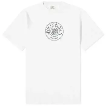 Футболка Sporty & Rich Conneticut Crest, белый
